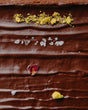 Pistachio rose water brownie